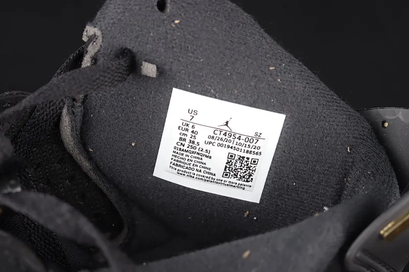 All Categories Air Jordan Jordan Series Basketball Shoes Air Jordan 6 Air Jordan 6 "DMP" AJ6 Joe 6 Black Gold Men's Cultural Basketball Shoes CT4954-007